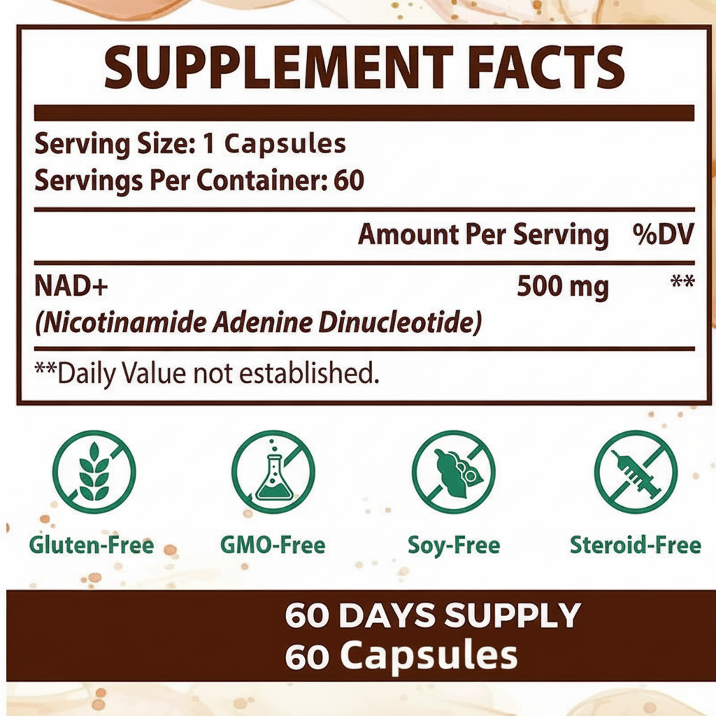 đExclusivo Internacional NAD Liposomal 500mg