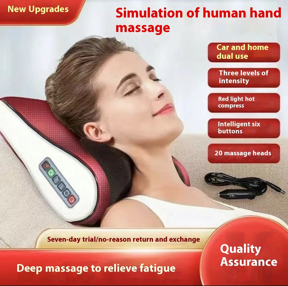 Cojín de Masaje Cervical Multifuncional
