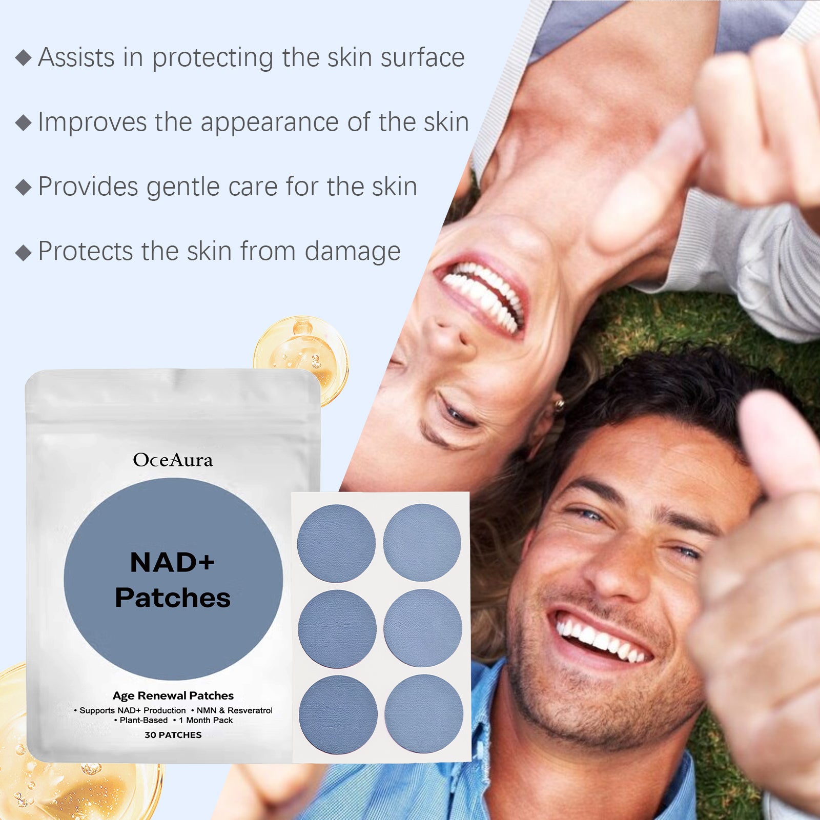 Parches NAD + Resveratrol