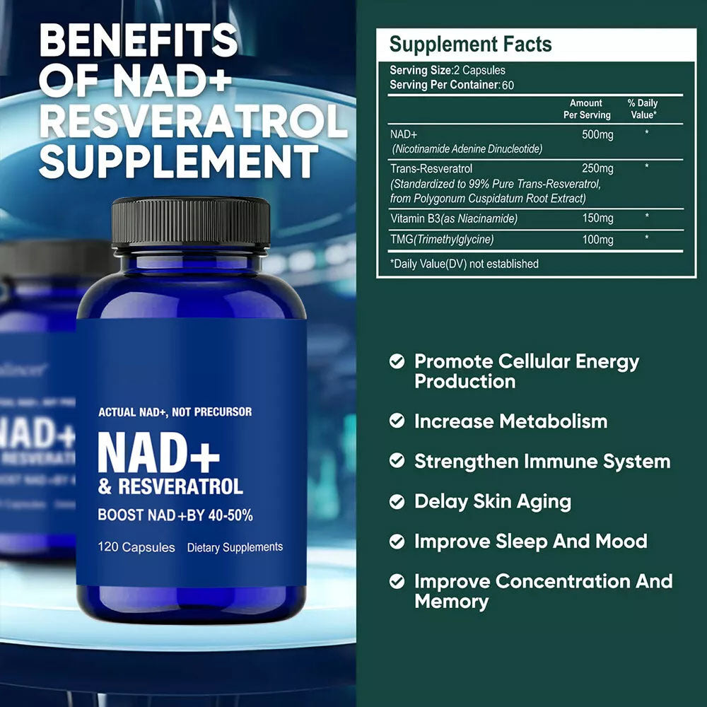 🌎Exclusivo Internacional NAD + Resveratrol